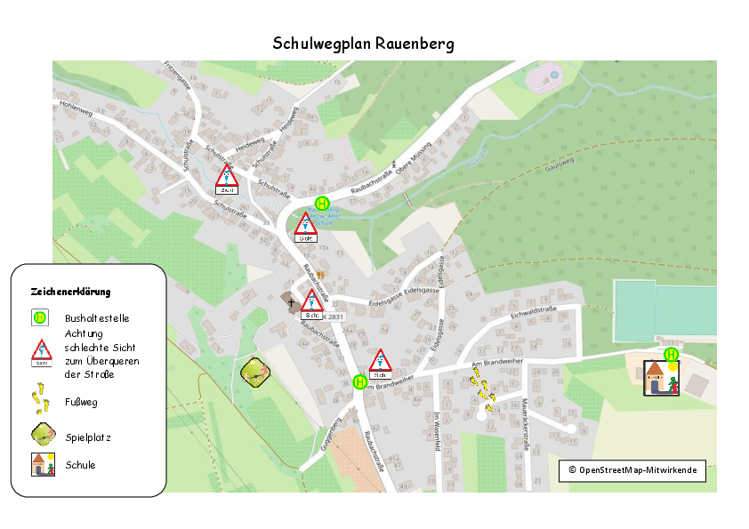  Schulwegplan Rauenberg 